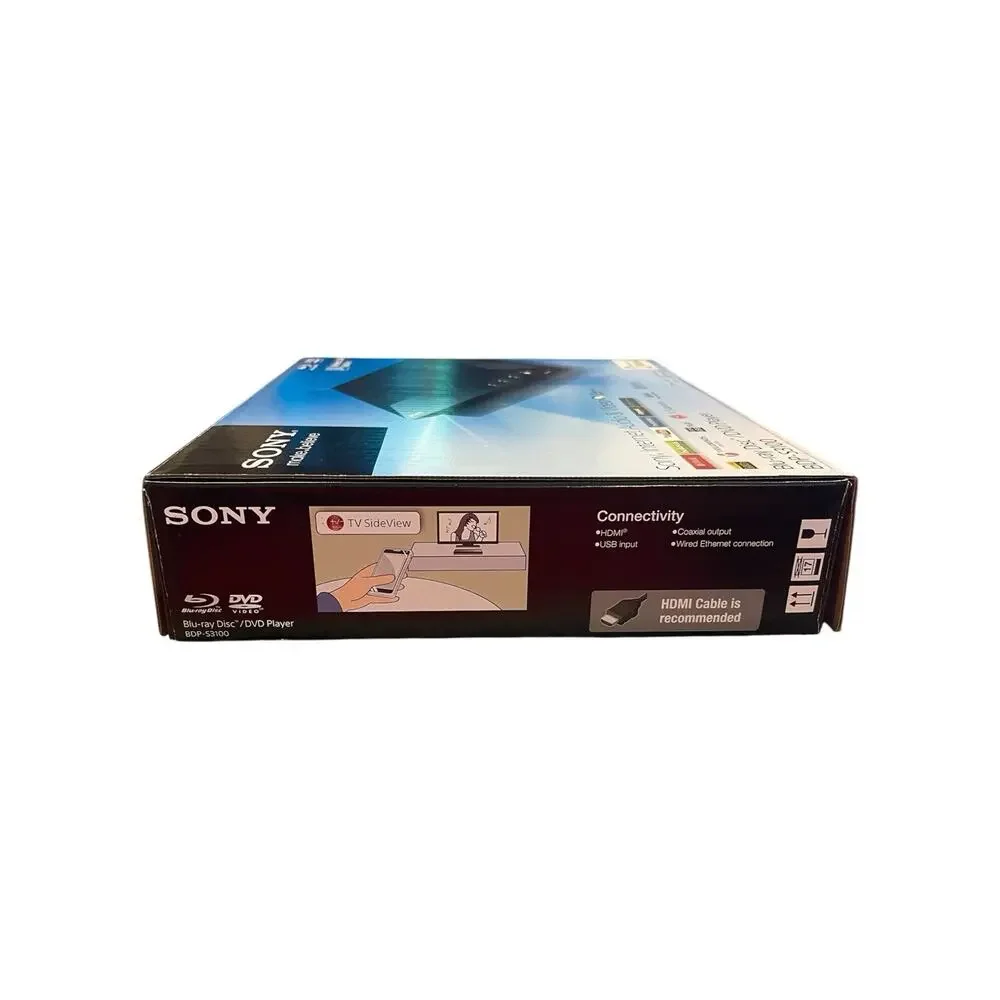 Sony BDP-S3100 Blu-ray DVD Player WiFi Streaming Remote Complete Box w/HDMI